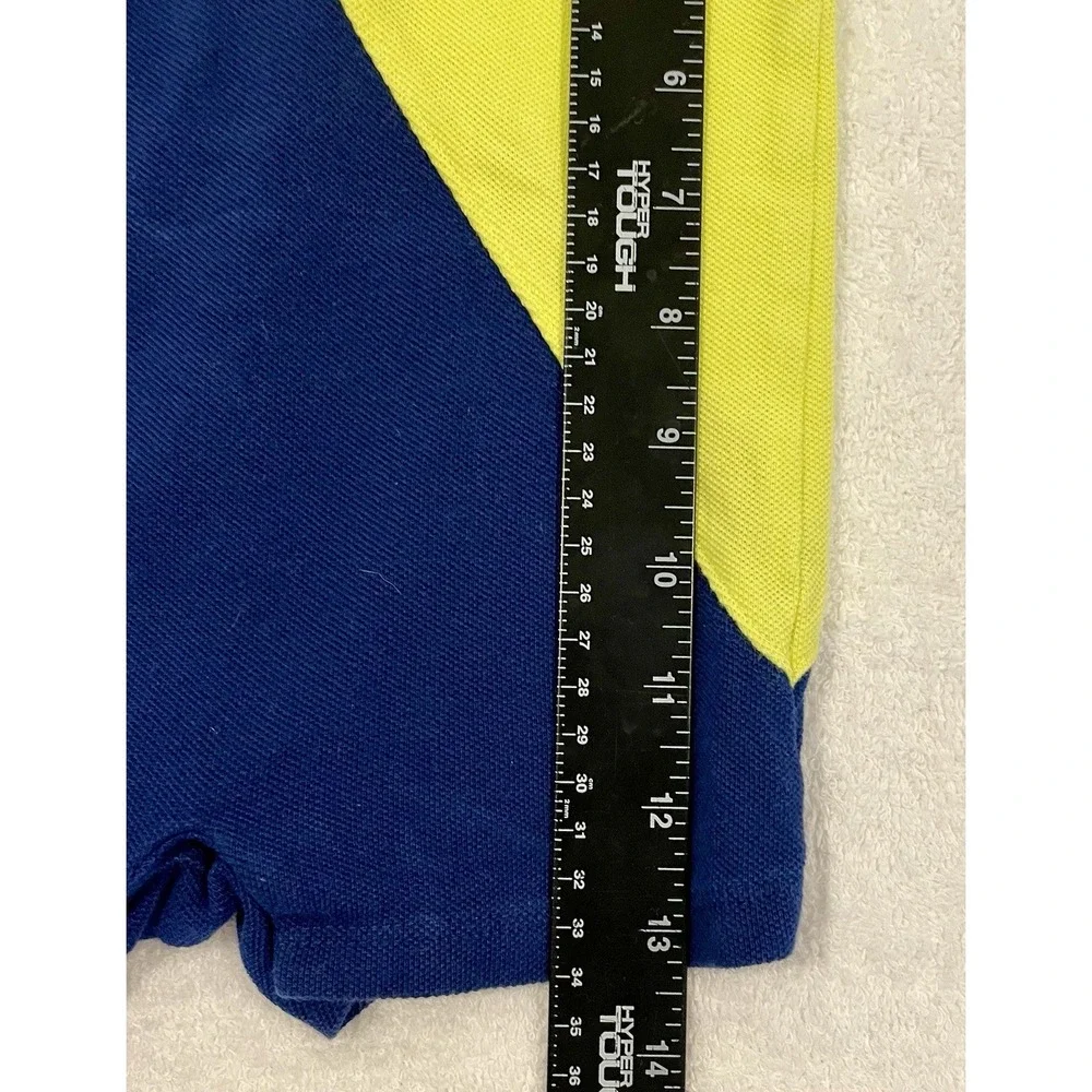 Ralph Lauren 3M Shorts Shortalls Romper Blue Yellow Royal Boys Size 3 Months